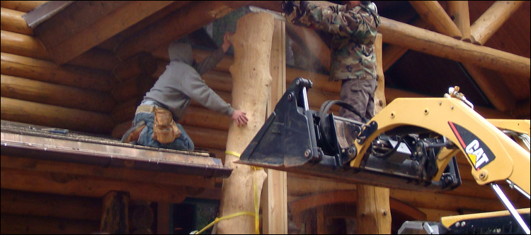 Log Home Log Replacement  Chagrin Falls, Ohio