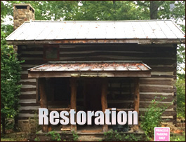 Historic Log Cabin Restoration  Cuyahoga County, Ohio